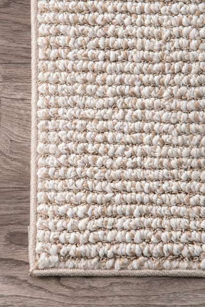 Nuloom Vergie Solid Texture Nve2921A Beige Area Rug