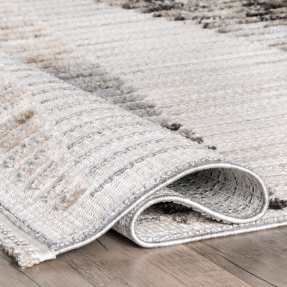 Nuloom Maira Textured Nma2317A Light Gray Area Rug