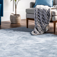 AreaRugs.com Wavaj Nwa1135D Light Blue Area Rug