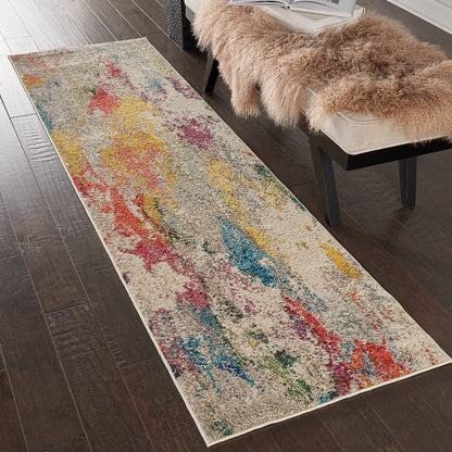 Nourison Celestial Ces12 Ivory / Multicolor Organic / Abstract Area Rug