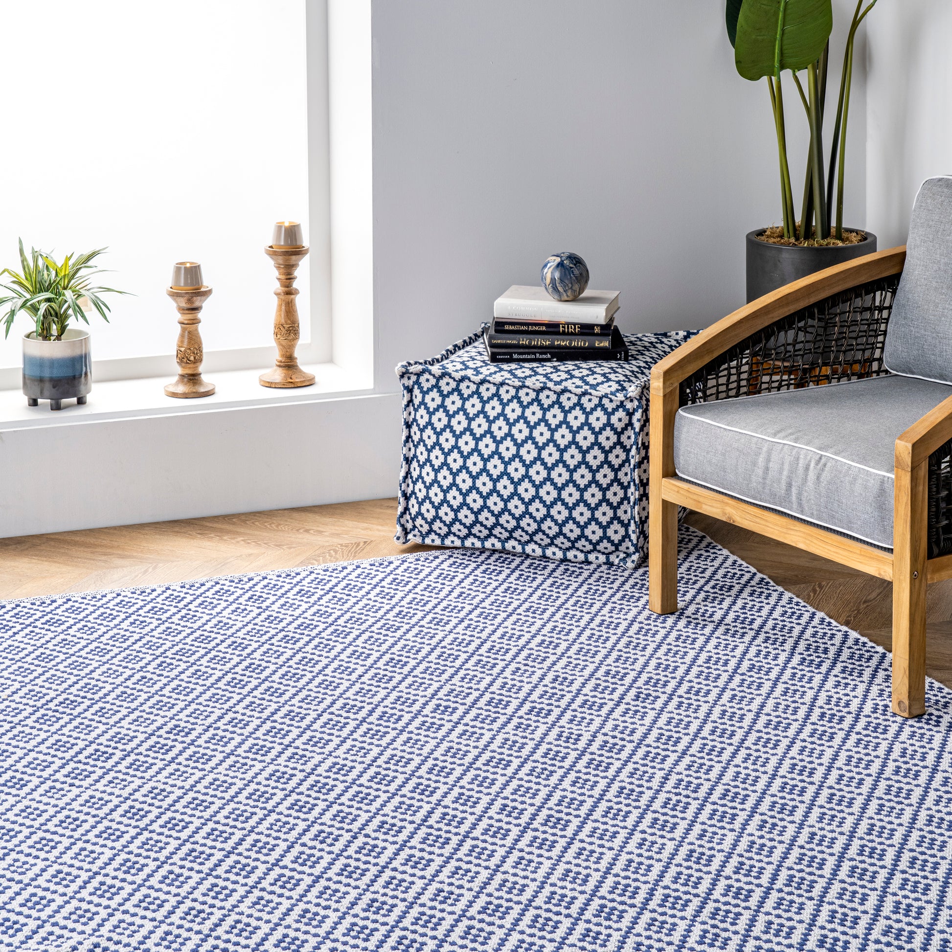 Nuloom Holcombe Nho2047C Navy Area Rug