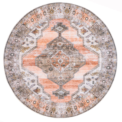 AreaRugs.com Wavaj Nwa1042C Peach Area Rug