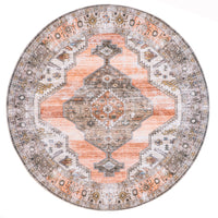 AreaRugs.com Wavaj Nwa1042C Peach Area Rug