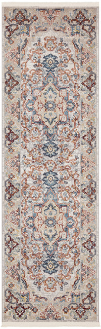 Nourison Carina Cna02 Grey Blue Multicolor Area Rug