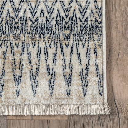 Nuloom Janene Tribal Banded Nja1543A Blue Area Rug