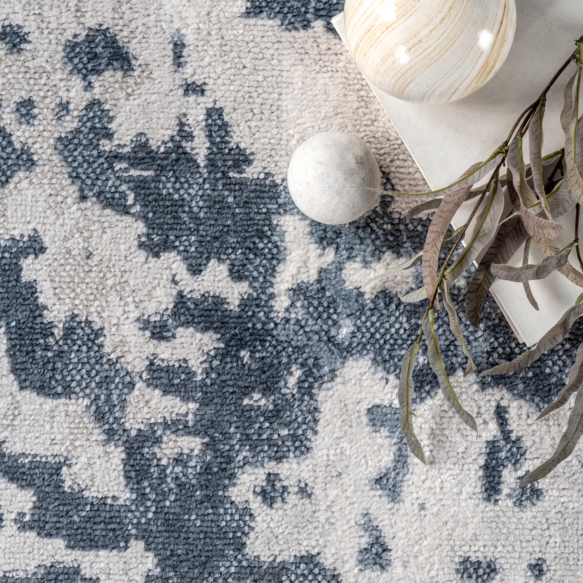 Nuloom Ginny Speckled Ngi2441A Blue Area Rug