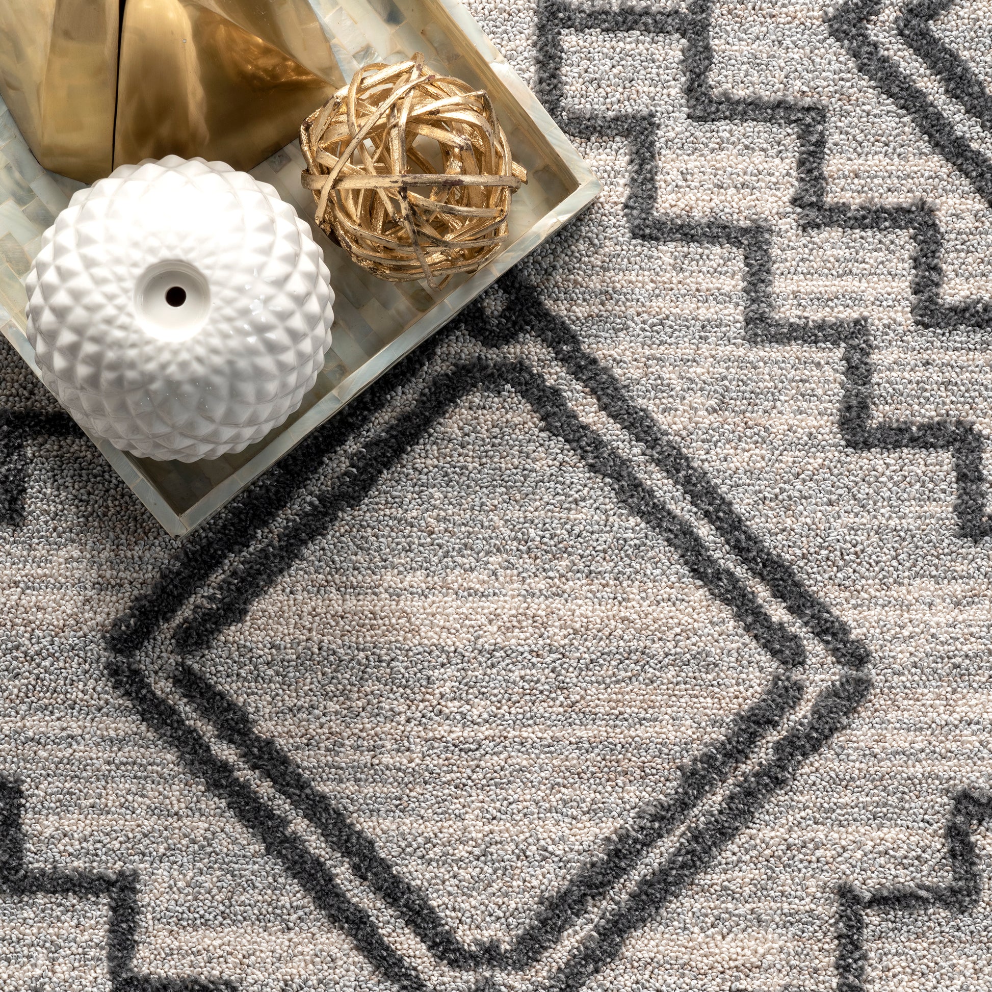 Nuloom Cameron Moroccan Nca1317B Gray Area Rug