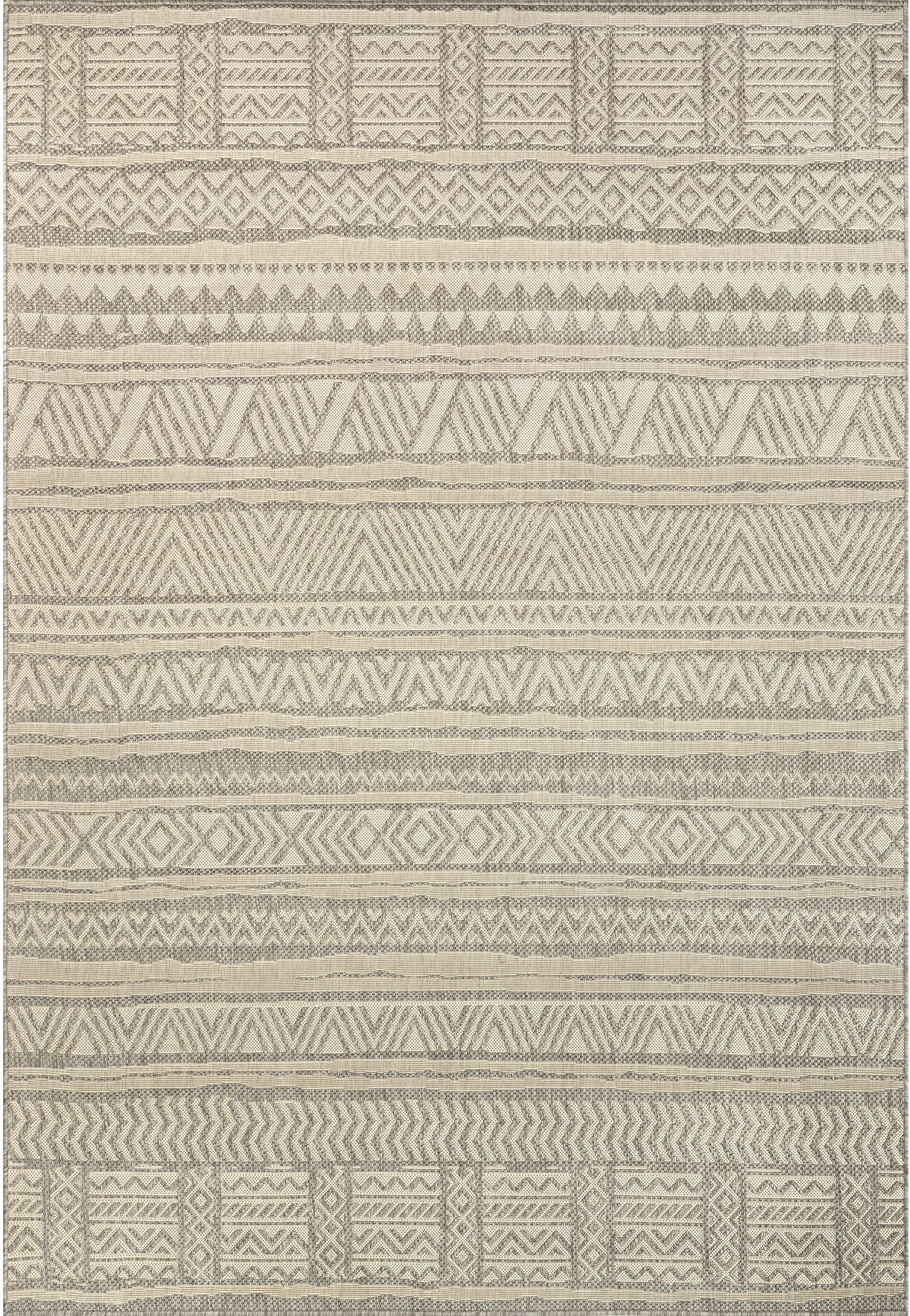 Nuloom Abbey Tribal Nab1799F Light Gray Area Rug