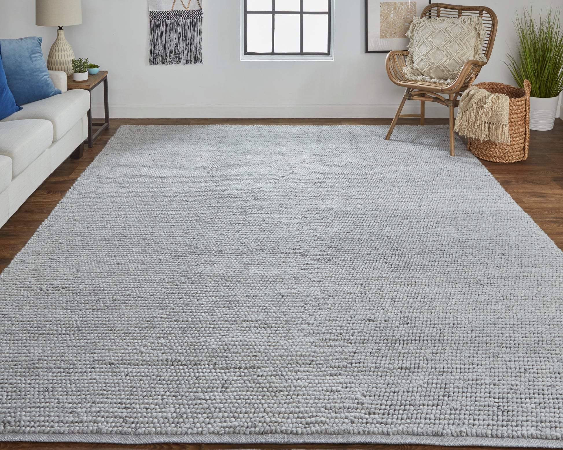 Feizy Thayer 8649F Gray Area Rug