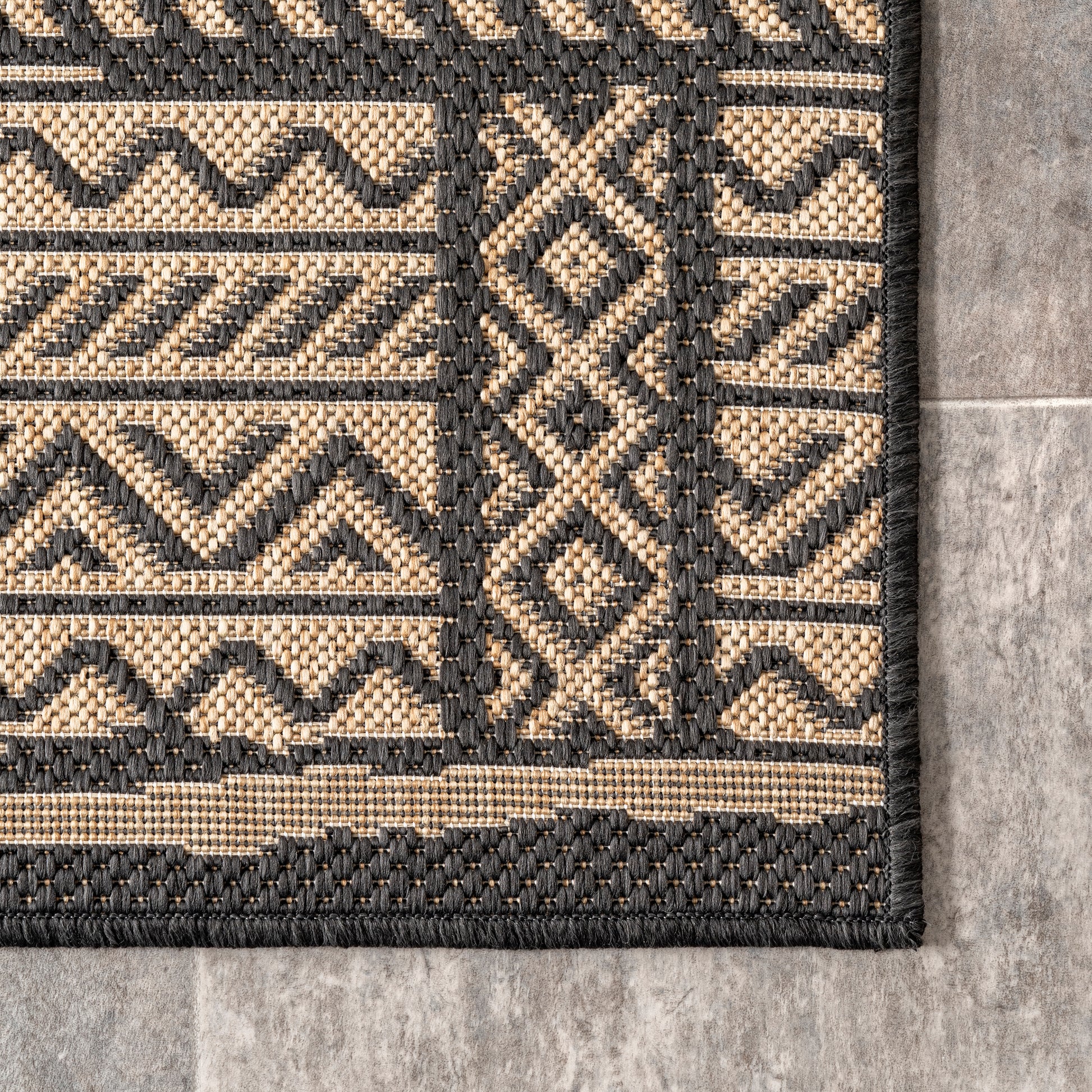 Nuloom Abbey Tribal Nab1799D Charcoal Area Rug