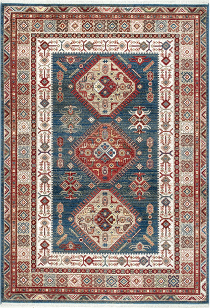 Nuloom Qiana Tribal Motif Nqi2146A Blue Area Rug