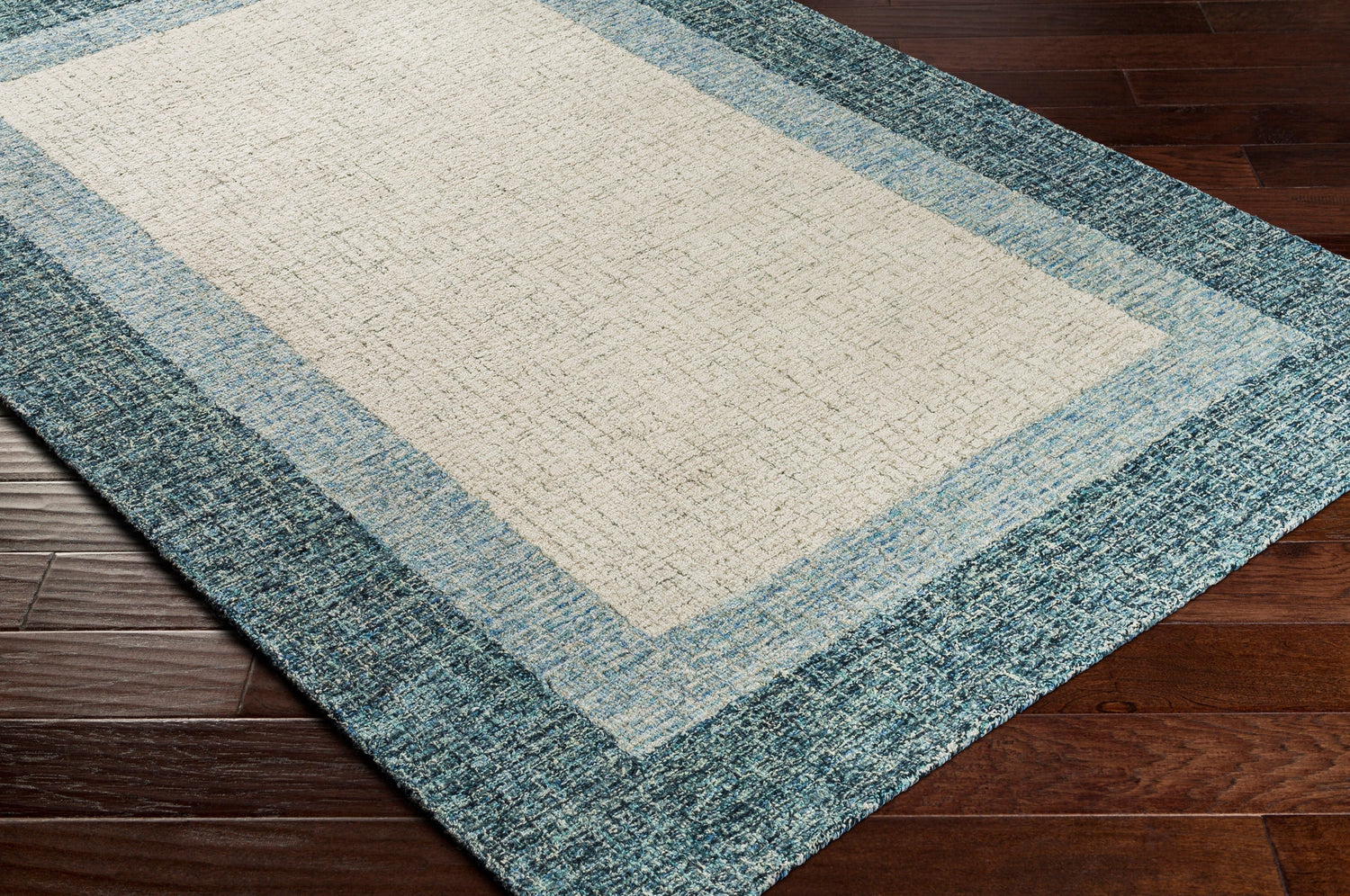 Surya Elena Eae-2303 Navy, Teal, Aqua, Beige Rugs.