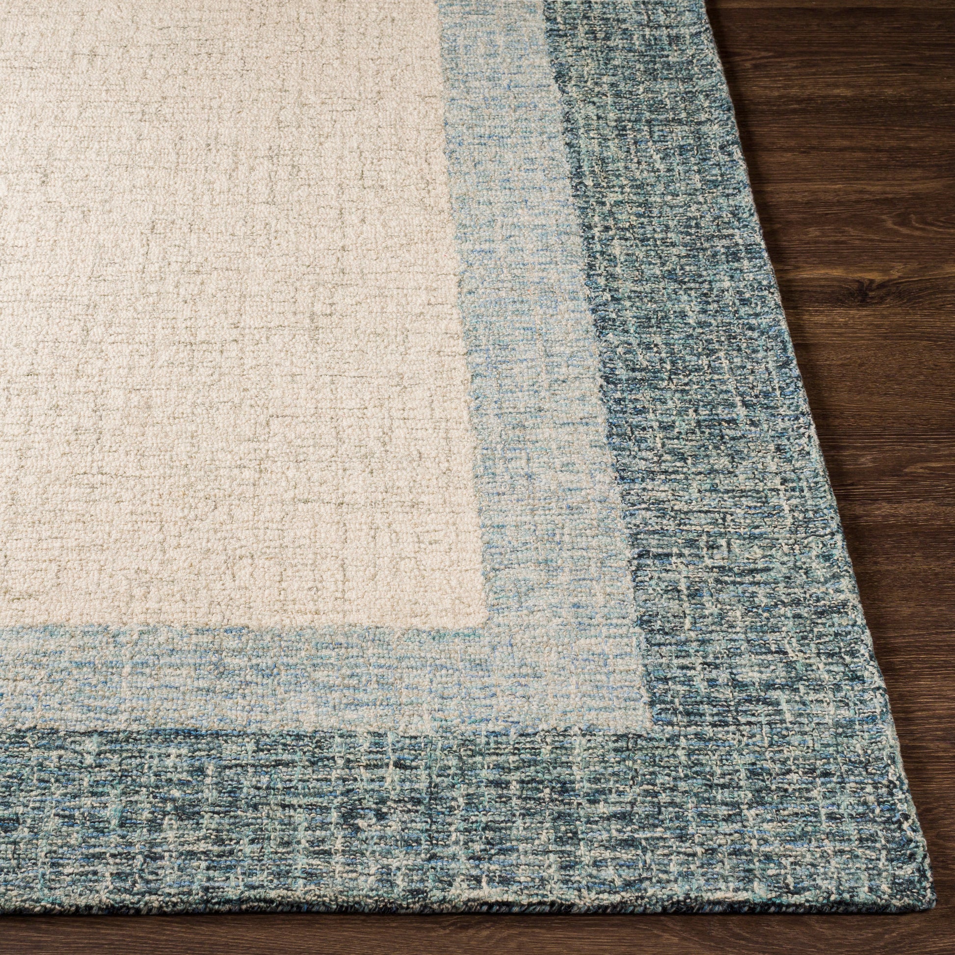 Surya Elena Eae-2303 Navy, Teal, Aqua, Beige Area Rug