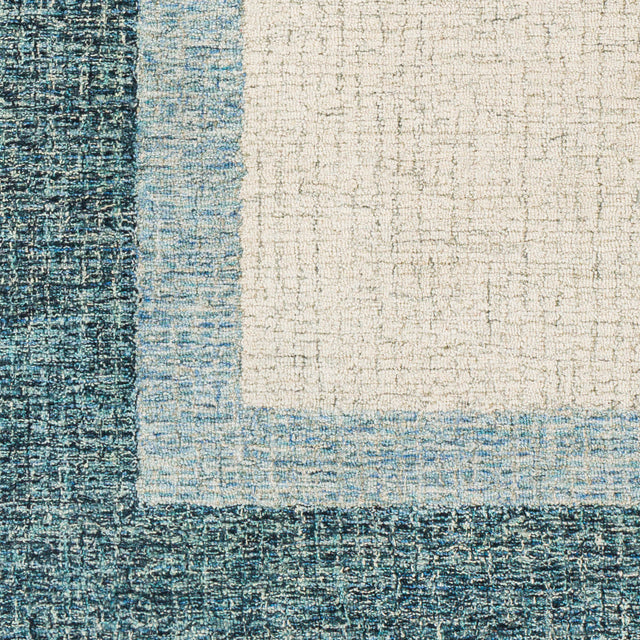 Surya Elena Eae-2303 Navy, Teal, Aqua, Beige Rugs.