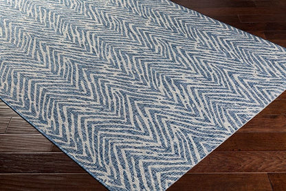 Surya Eagean Eag-2319 Denim, Dark Blue, Ink, Light Gray Geometric Area Rug