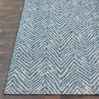 Surya Eagean Eag-2319 Denim, Dark Blue, Ink, Light Gray Geometric Area Rug