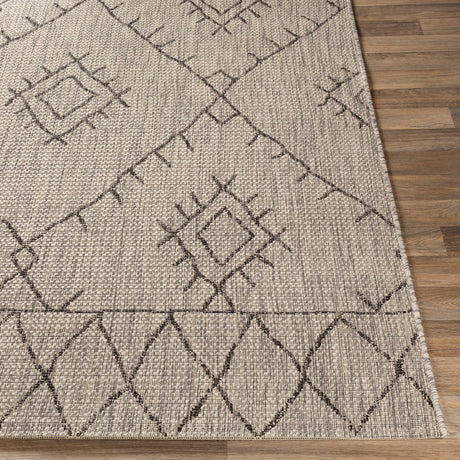 Surya Eagean Eag-2328 Black, Taupe, Light Gray, White Rugs.