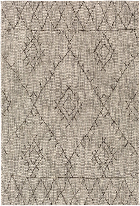 Surya Eagean Eag-2328 Black, Taupe, Light Gray, White Rugs.