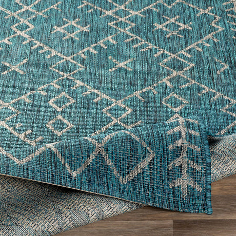 Surya Eagean Eag-2330 Aqua, Black, Light Gray, White Rugs.