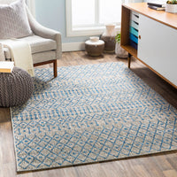 Surya Eagean Eag-2332 Denim, Dark Blue, Ink, Light Gray Area Rug