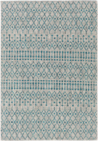 Surya Eagean Eag-2333 Aqua, Black, Light Gray, White Area Rug