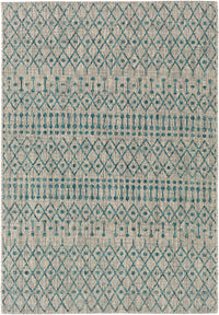 Surya Eagean Eag-2333 Aqua, Black, Light Gray, White Area Rug