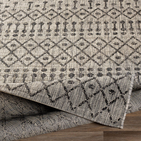 Surya Eagean Eag-2334 Black, Taupe, Light Gray, White Rugs.