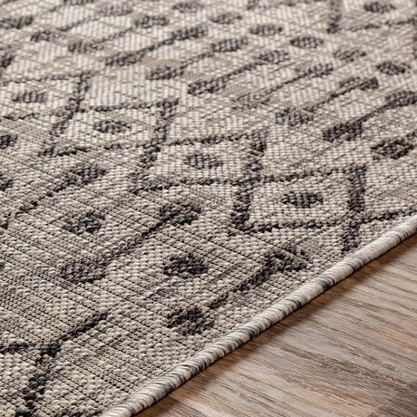 Surya Eagean Eag-2334 Black, Taupe, Light Gray, White Rugs.