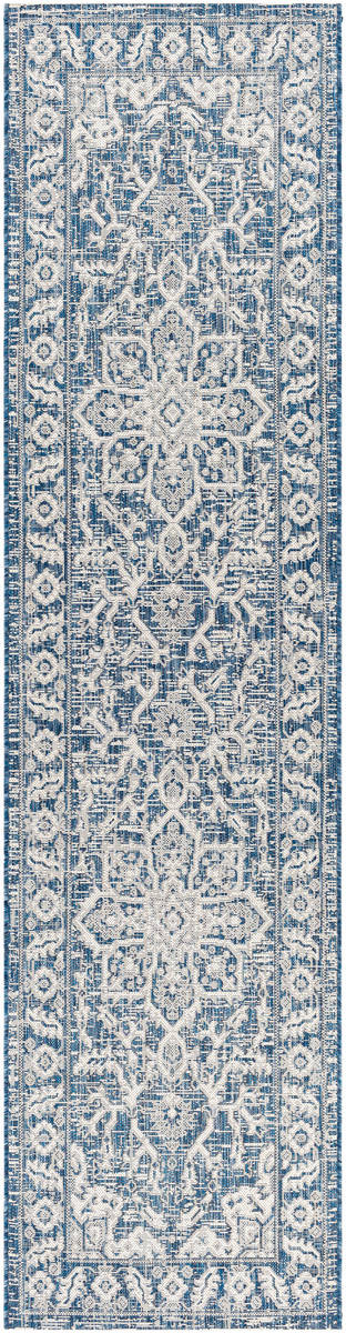 Surya Eagean Eag-2336 Navy, Denim, White Area Rug