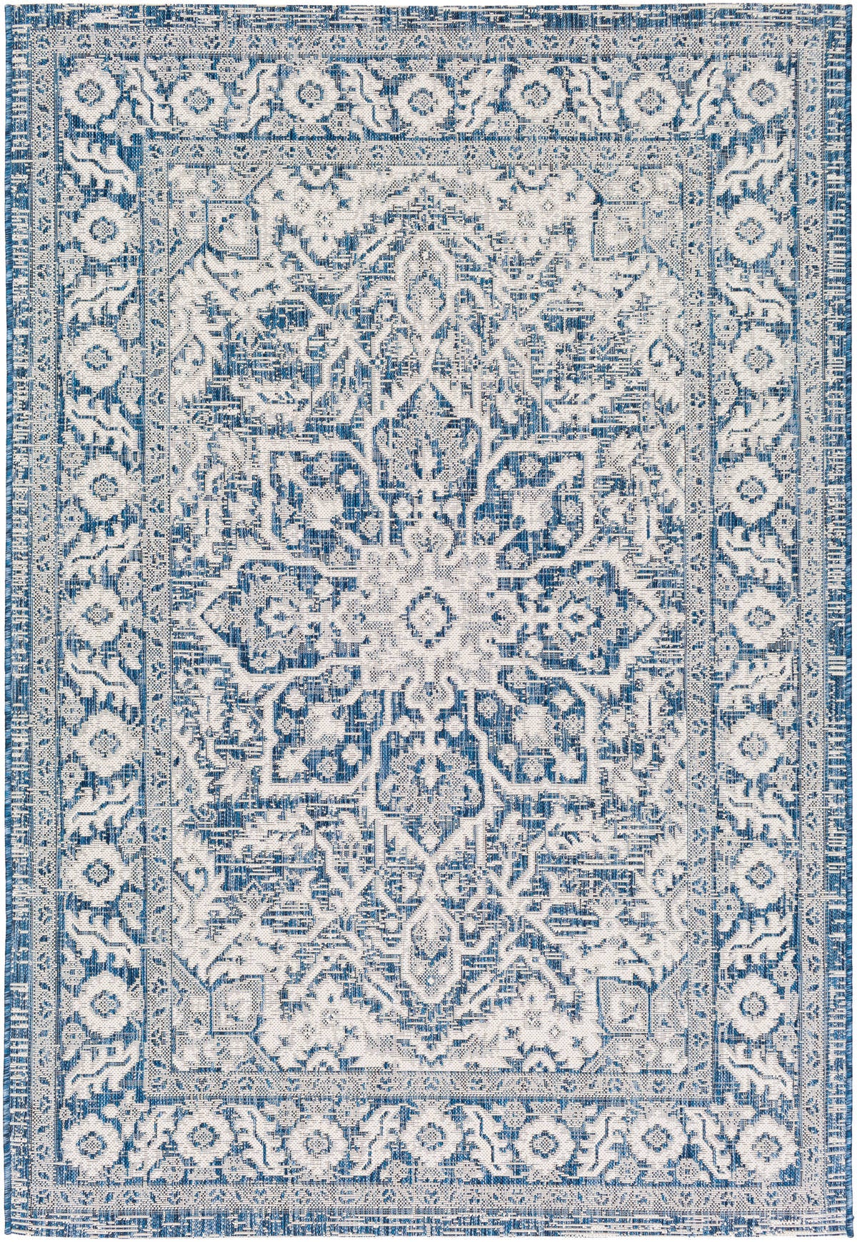 Surya Eagean Eag-2336 Navy, Denim, White Area Rug