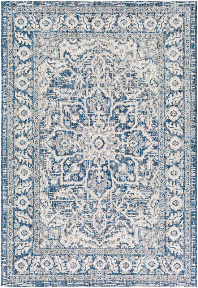 Surya Eagean Eag-2336 Navy, Denim, White Rugs.