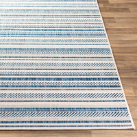 Surya Eagean Eag-2337 Navy, Denim, White Area Rug