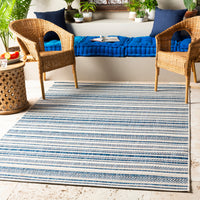 Surya Eagean Eag-2337 Navy, Denim, White Area Rug