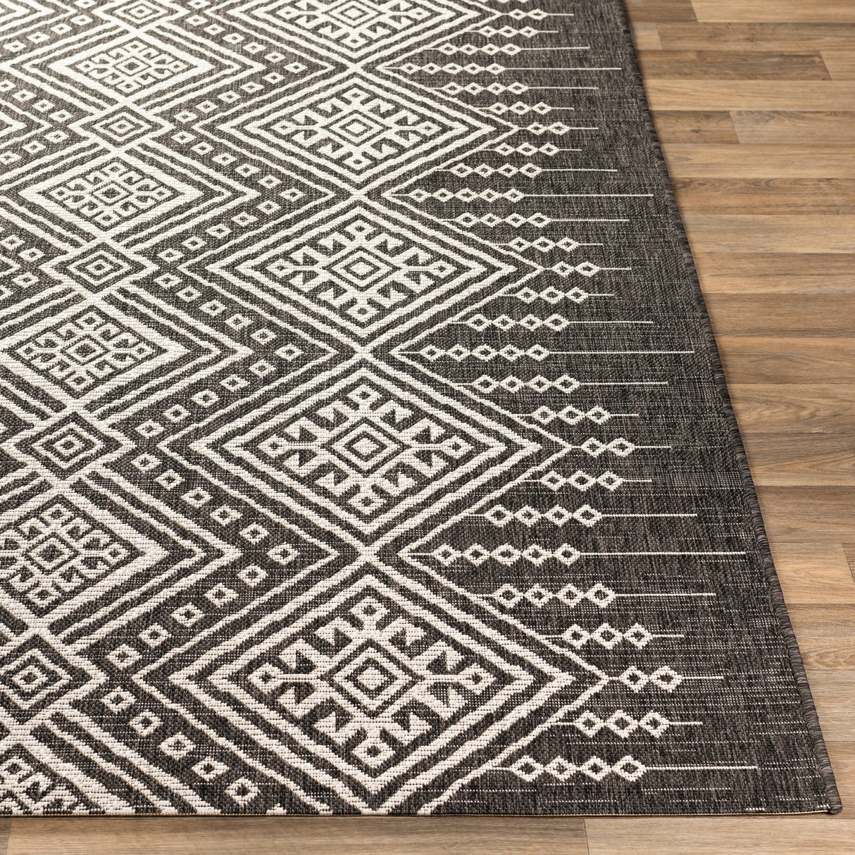 Surya Eagean Eag-2338 Black, White Rugs.