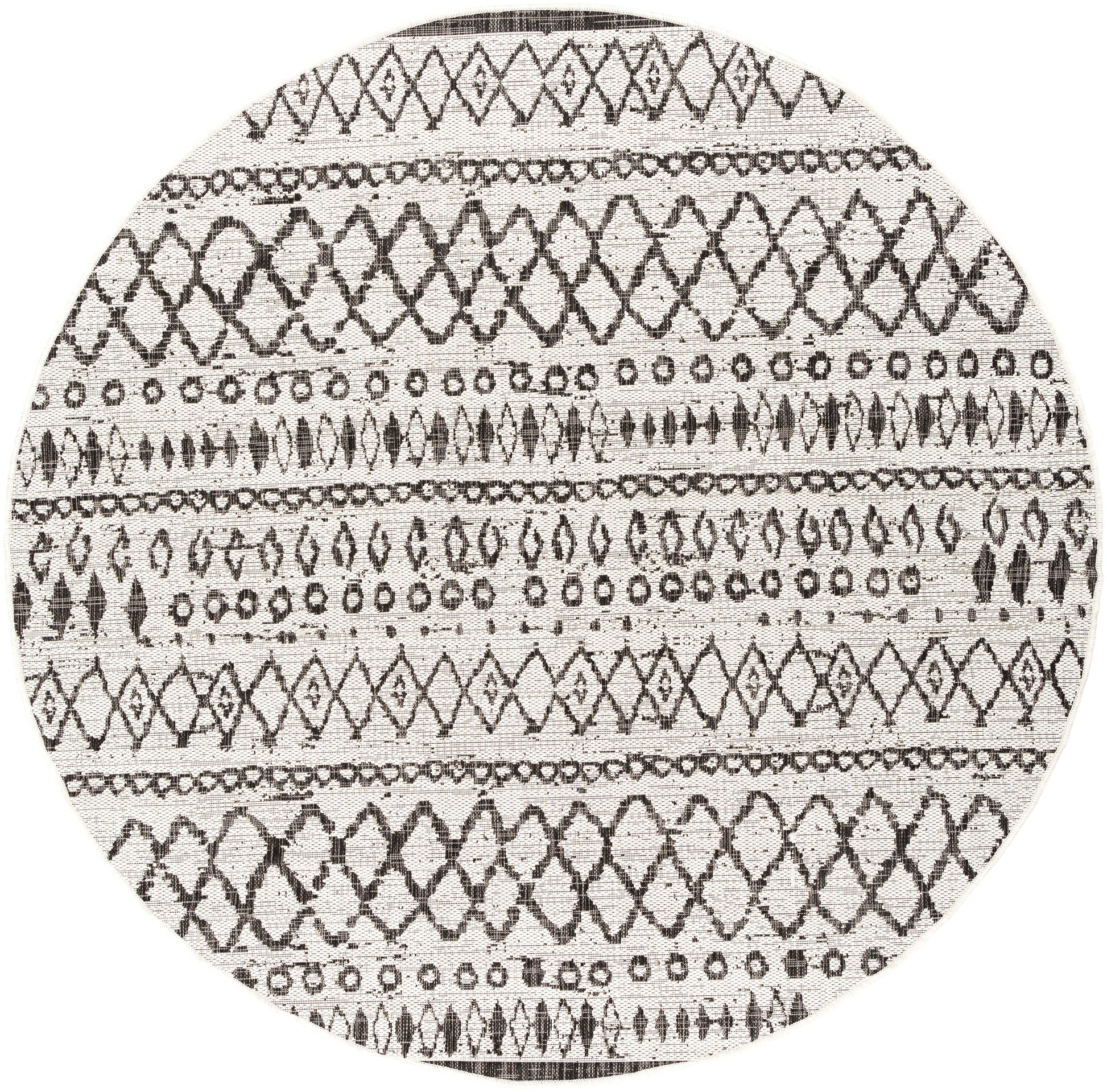 Surya Eagean Eag-2341 White, Black Area Rug