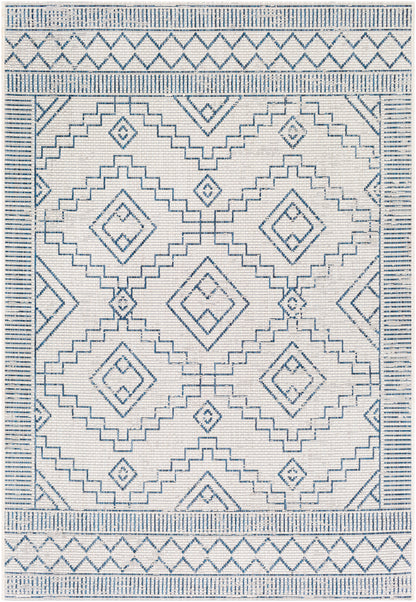 Surya Eagean Eag-2343 Denim, Navy, White Area Rug