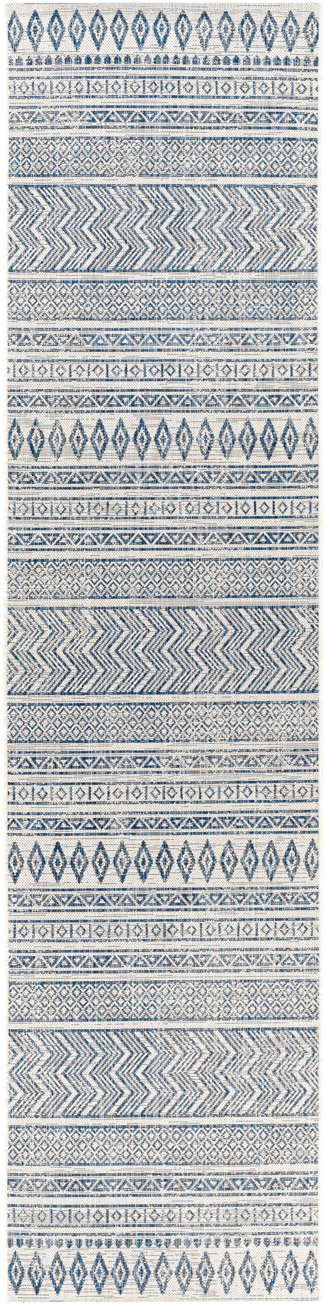 Surya Eagean Eag-2344 Denim, Navy, White Rugs.