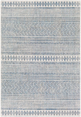 Surya Eagean Eag-2344 Denim, Navy, White Rugs.