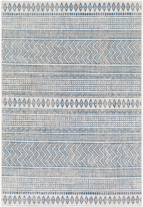 Surya Eagean Eag-2344 Denim, Navy, White Rugs.