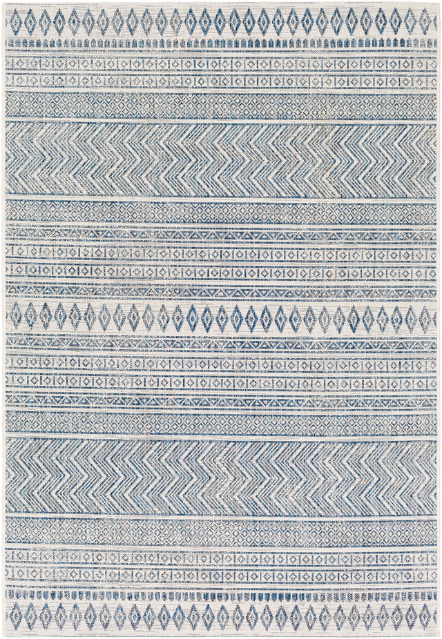 Surya Eagean Eag-2344 Denim, Navy, White Rugs.