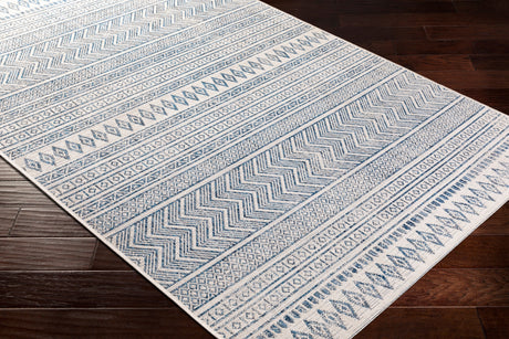 Surya Eagean Eag-2344 Denim, Navy, White Rugs.