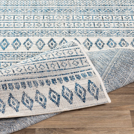 Surya Eagean Eag-2344 Denim, Navy, White Rugs.