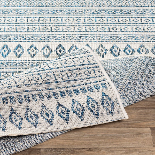 Surya Eagean Eag-2344 Denim, Navy, White Rugs.