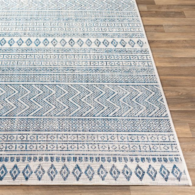 Surya Eagean Eag-2344 Denim, Navy, White Rugs.