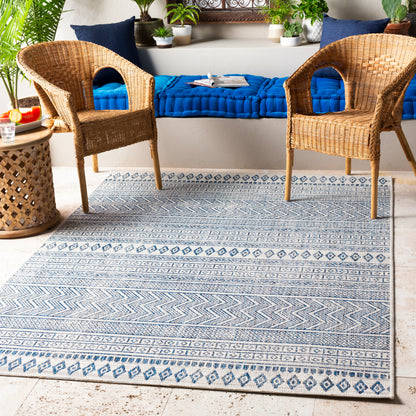 Surya Eagean Eag-2344 Denim, Navy, White Area Rug