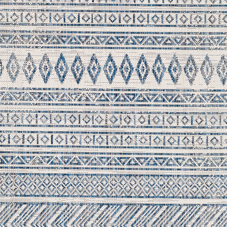 Surya Eagean Eag-2344 Denim, Navy, White Rugs.