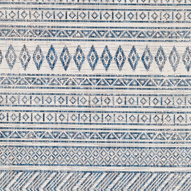 Surya Eagean Eag-2344 Denim, Navy, White Rugs.