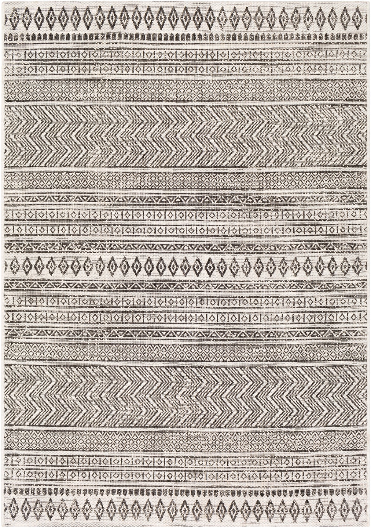 Surya Eagean Eag-2345 Black, White Rugs.