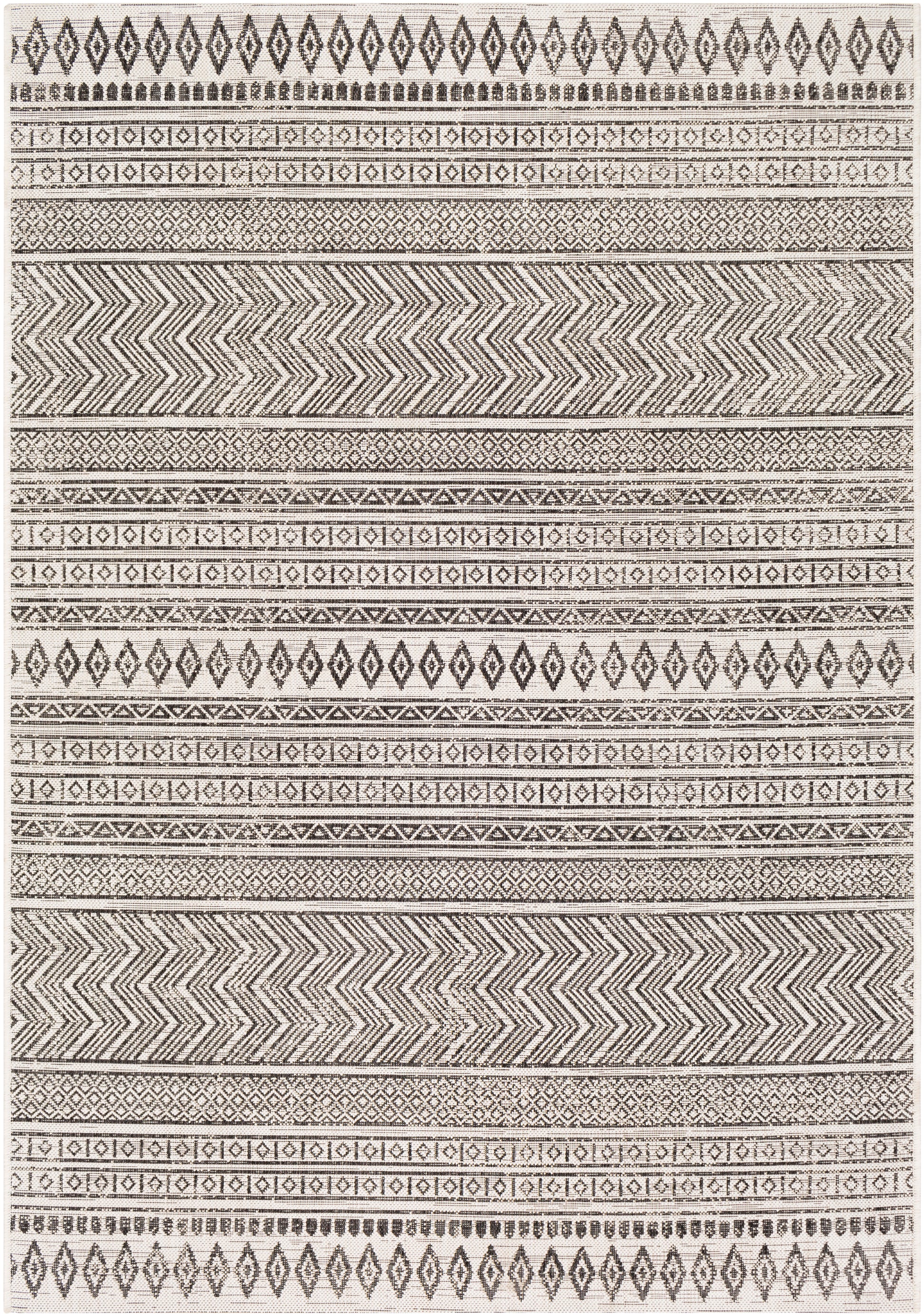 Surya Eagean Eag-2345 Black, White Area Rug