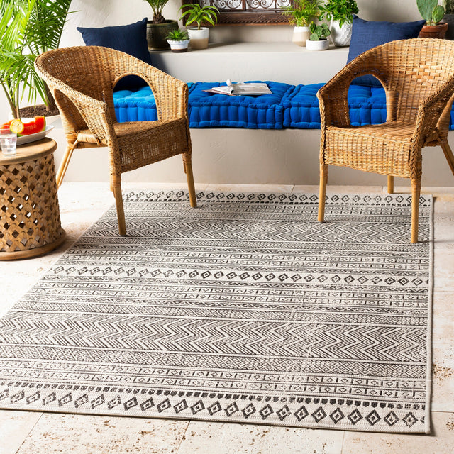 Surya Eagean Eag-2345 Black, White Rugs.